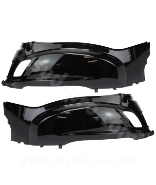 PAIRE CAPOTAGES / CARENAGES ARRIERE ADAPT. SYM FIDDLE 2 50cc 4T 2011-2021 / 125cc 2010-2014 NOIR