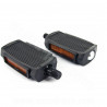PAIRE DE PEDALE CYCLO MONOBLOC NOIR MBK 51 / 103 / CIAO