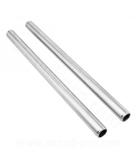PAIRE DE TUBES DE FOURCHE ADAPT  BETA / DERBI / RIEJU / GILERA / SHERCO / PEUGEOT (D: 37mm. L: 610mm) ( TYPE PAIOLI )