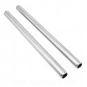 PAIRE DE TUBES DE FOURCHE ADAPT  BETA / DERBI / RIEJU / GILERA / SHERCO / PEUGEOT (D: 37mm. L: 610mm) ( TYPE PAIOLI )