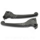 PAIRE LEVIER FREIN CYCLO NOIR ADAPT. TYPE ORIGINE PGT 103 SP / MVL / VOGUE PLASTIQUE (DROIT OU GAUCHE)