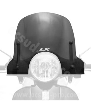 PARE BRISE SPORT FUME ADAPT. VESPA LX (KIT MONTAGE PEINT)
