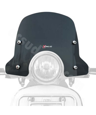 PARE BRISE SPORT FUME ADAPT. VESPA PRIMAVERA 2014 (KIT MONTAGE CHROME)