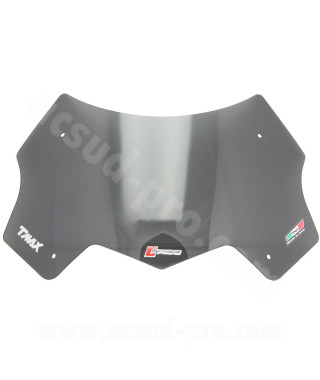 PARE BRISE SPORT FUME ADAPT. YAMAHA TMAX 530-560CC 2017-2021  SX / DX ( H: 230 L: 410 )