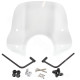 PARE BRISE TNT TYPE VESPA +  KIT DE FIXATION SUR RETROVISEUR (MODELE ECONOMIQUE)