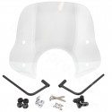 PARE BRISE TNT TYPE VESPA +  KIT DE FIXATION SUR RETROVISEUR (MODELE ECONOMIQUE)