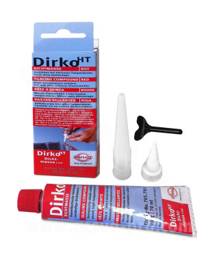 PATE A JOINT ELRING DIRKO ROUGE HT RESISTANCE THERMIQUE 315°C MAXI  70ML (COULEUR ROUGE)