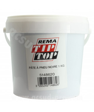 PATE A PNEU TIP TOP 1 KG NOIR - 5148620