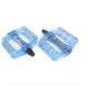 PEDALE VELO BMX TOKEN POINTES REMPLACABLE BLEU (LA PAIRE)