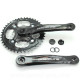 PEDALIER VTT-CITY 22/32/42 7/8V. 170mm ALU NOIR