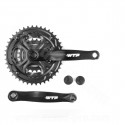 PEDALIER VTT-CITY WTP 24/34/42 7/8V. 170mm ACIER NOIR