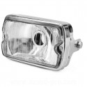 PHARE AVANT RECTANGULAIRE ACIER CHROME