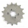 PIGNON SORTIE BOITE MOTO ADAPT. DERBI 15 DENTS 420 DERBI SENDA 50 EURO 2 + EURO 3 / DRD / GPR / GILERA 50 SMT / RCR