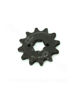 PIGNON SORTIE BOITE MOTO DID ADAPT. DERBI 12 DENTS 420 DERBI SENDA 50 EURO 2 + EURO 3 / DRD / GPR / GILERA 50 SMT / RCR