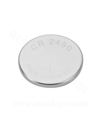 PILE AU LITHIUM CR2450 POUR COMPTEURS SIGMA BC 12.0 WR/ BC 14.0 WR