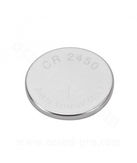 PILE AU LITHIUM CR2450 POUR COMPTEURS SIGMA BC 12.0 WR/ BC 14.0 WR