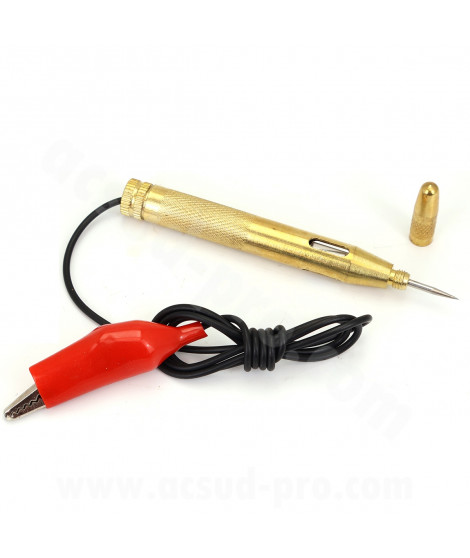 PIQUE FIL RECHERCHE DE TENSION LAITON 6-12-24 VOLT
