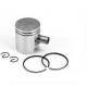 PISTON SCOOTER CYLINDRE ALUMINIUM ADAPT. PEUGEOT BUXY / VIVACITY / TREKKER / SQUAB / ZENITH / ELYSEO ( 032001 )