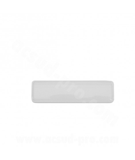 PLAQUE CACHE NUMEROS ADAPT. MBK BOOSTER / NITRO / YAMAHA BWS / AEROX BLANC (KIT 366609)