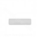 PLAQUE CACHE NUMEROS ADAPT. MBK BOOSTER / NITRO / YAMAHA BWS / AEROX BLANC (KIT 366609)