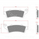 PLAQUETTE DE FREIN MAXISCOOTER BRENTA ADAPT. HONDA PANTHEON 125-150CC 1998-2006 AVANT (HOMOLOGUEE ECE R90) BR3023