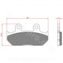PLAQUETTE DE FREIN MAXISCOOTER BRENTA ADAPT. SUZUKI BURGMAN 400-650CC ARRIERE (HOMOLOGUEE ECE R90) BR3104