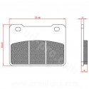 PLAQUETTE DE FREIN MAXISCOOTER BRENTA ADAPT. SYM 400-600 MAXSYM 2011. 500 MAXSYM 2020 AVANT  (HOMOLOGUEE ECE R90) BR3174