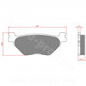 PLAQUETTE DE FREIN MAXISCOOTER BRENTA ADAPT. YAMAHA TMAX 500 2001-2003 / 530-560CC 2008-2024 ARRIERE (HOMOLOGUEE ECE R90) BR3058