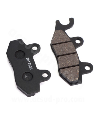 PLAQUETTE DE FREIN MAXISCOOTER RB MAX ADAPT. KYMCO AGILITY 50-125CC / TGB / KEEWAY