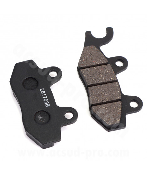 PLAQUETTE DE FREIN MAXISCOOTER RB MAX ADAPT. KYMCO AGILITY 50-125CC / TGB / KEEWAY