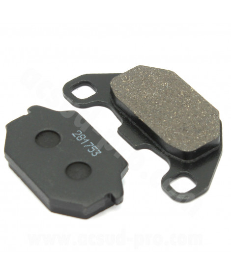 PLAQUETTE DE FREIN MAXISCOOTER RB MAX ADAPT. KYMCO AGILITY RT16 / PEOPLE / SUPER 8 / SYM JOYRIDE / HD 125CC