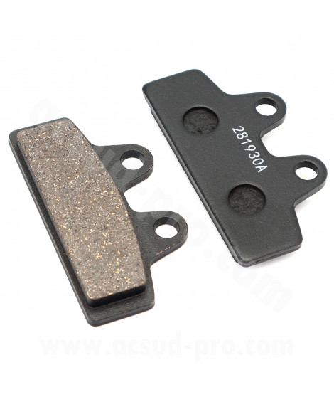 PLAQUETTE DE FREIN MAXISCOOTER RB MAX ADAPT. SCOOTER ELECTRIQUE NIU M+ LITE. SPORT. U-PRO / CITYCOCO AVANT