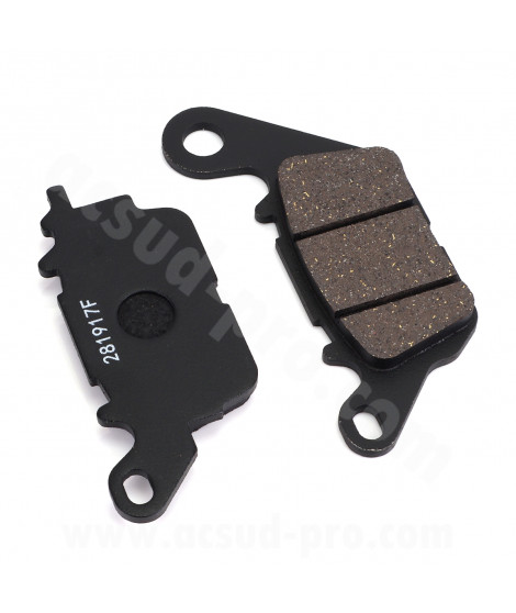 PLAQUETTE DE FREIN MAXISCOOTER RB MAX ADAPT. YAMAHA NMAX 125-155CC  2015  / DELIGHT 125CC  2015  AVANT