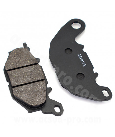 PLAQUETTE DE FREIN MAXISCOOTER RB MAX ADAPT. YAMAHA XMAX 125 / 250 / 300CC E4 2018 / MBK EVOLIS 2 125-300 E4 2018 AVANT