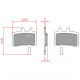 PLAQUETTE DE FREIN VELO BRENTA ORGANIQUE COMPATIBLE AVID JUICY 3/5/7. ULTIMATE ET BB7