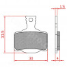 PLAQUETTE DE FREIN VELO BRENTA ORGANIQUE COMPATIBLE MAGURA MT2-4-6-8