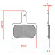 PLAQUETTE DE FREIN VELO BRENTA ORGANIQUE COMPATIBLE SHIMANO DEORE M515.M525.M495.M475.M465.M486. TEKTRO AURIGA