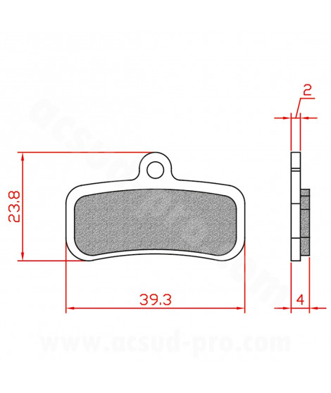 PLAQUETTE DE FREIN VELO BRENTA ORGANIQUE COMPATIBLE SHIMANO XTR M9120 XT M8120/M8020 SLX M7120 SAINT M820/M640/810 ET MT520/420