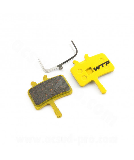 PLAQUETTE DE FREIN VELO WTP COMPATIBLE AVID ALL JUICY ET MECA BB7 (ORGANIC)
