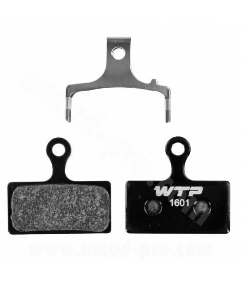 PLAQUETTE DE FREIN VELO WTP ELITE  COMPATIBLE SHIMANO XTR.XT.SLX.ALFINE. NOIR MAT (SEMI-METAL)