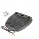 PLATINE DE TOP CASE COOCASE ASTRA S48 LITRES NOIR LUXURY (KIT VISSERIE INCLUS)