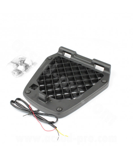 PLATINE DE TOP CASE COOCASE VIVO 28 / 36 LITRES NOIR LUXURY (KIT VISSERIE INCLUS)