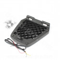 PLATINE DE TOP CASE COOCASE VIVO 28 / 36 LITRES NOIR LUXURY (KIT VISSERIE INCLUS)