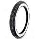 PNEU CYCLOMOTEUR 17" 2.3/4-17 MITAS B7 47J TT /TL  (FLANC BLANC)