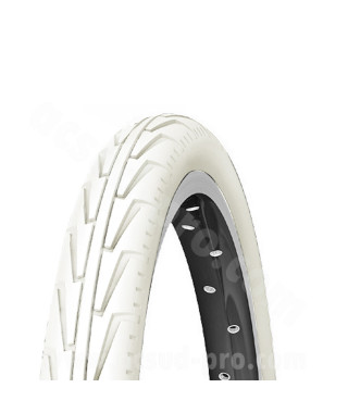 PNEU VELO 12 1/2 x 1.75 x 2 1/4 MICHELIN CITY J BLANC TRINGLE RIGIDE TR (47-203)