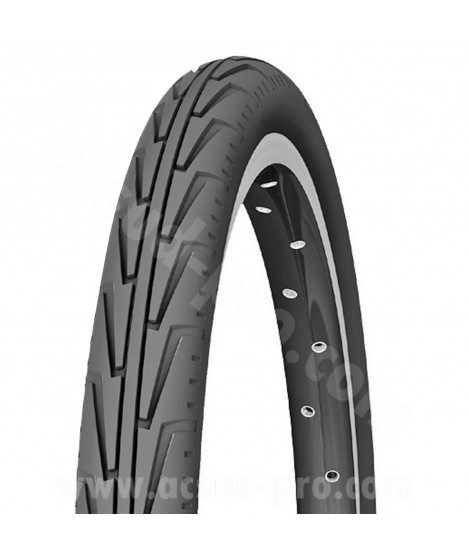 PNEU VELO 20 x 1.75 MICHELIN CITY J NOIR TRINGLE RIGIDE TR (44-406)
