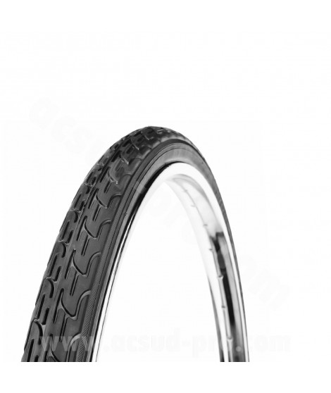 PNEU VELO 24 x 1 3/8 DELI S-604 NOIR TRINGLE RIGIDE TR (37-540)