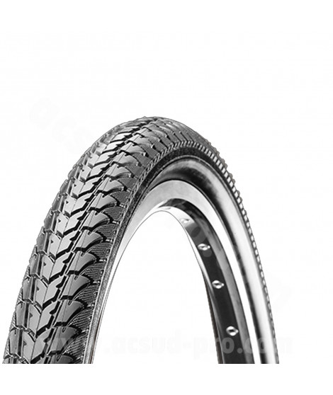 PNEU VELO 26 X 1.75 CST C1446 SKIP AVEC BANDE ANTI-CREVAISON NOIR TRINGLE RIGIDE TR (47-559)