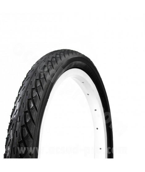PNEU VELO 26 x 1.75 DELI SA-206 NOIR ANTI-CREVAISON 2.5MM TRINGLE RIGIDE TR (47-559)