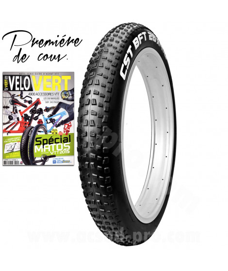PNEU VELO 26 x 4.00 CST BFT  FAT TIRE NOIR TRINGLE RIGIDE TR (100 - 559)